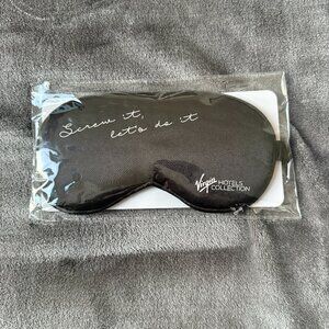 VIRGIN Hotels Travel Set: Silk Sleep Mask & Luggage Tag NWT